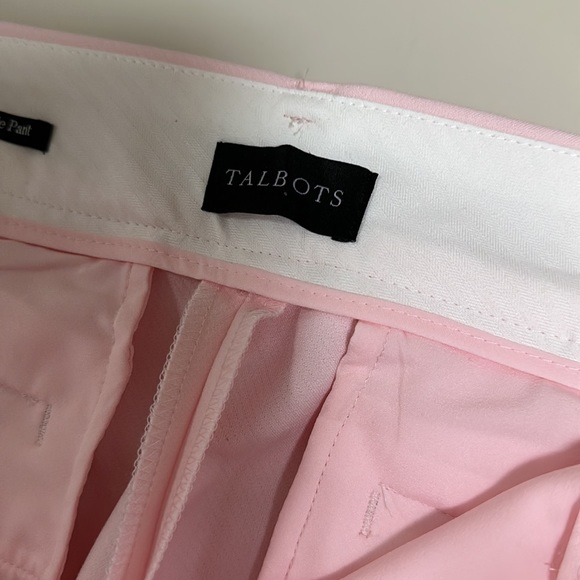 Lovely pink slacks by Talbots in size 10 called Hampshire ankle pant - Picture 2 of 4